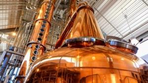 Copper stills inside Bently Heritage, Minden, NV